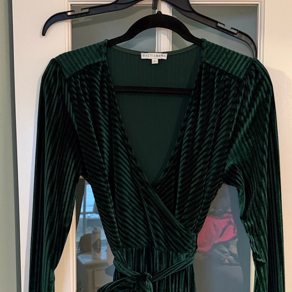 Baltic Born Green Long Sleeve Dress